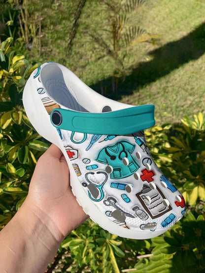 Nurse Graphic Clogs Nurse Life