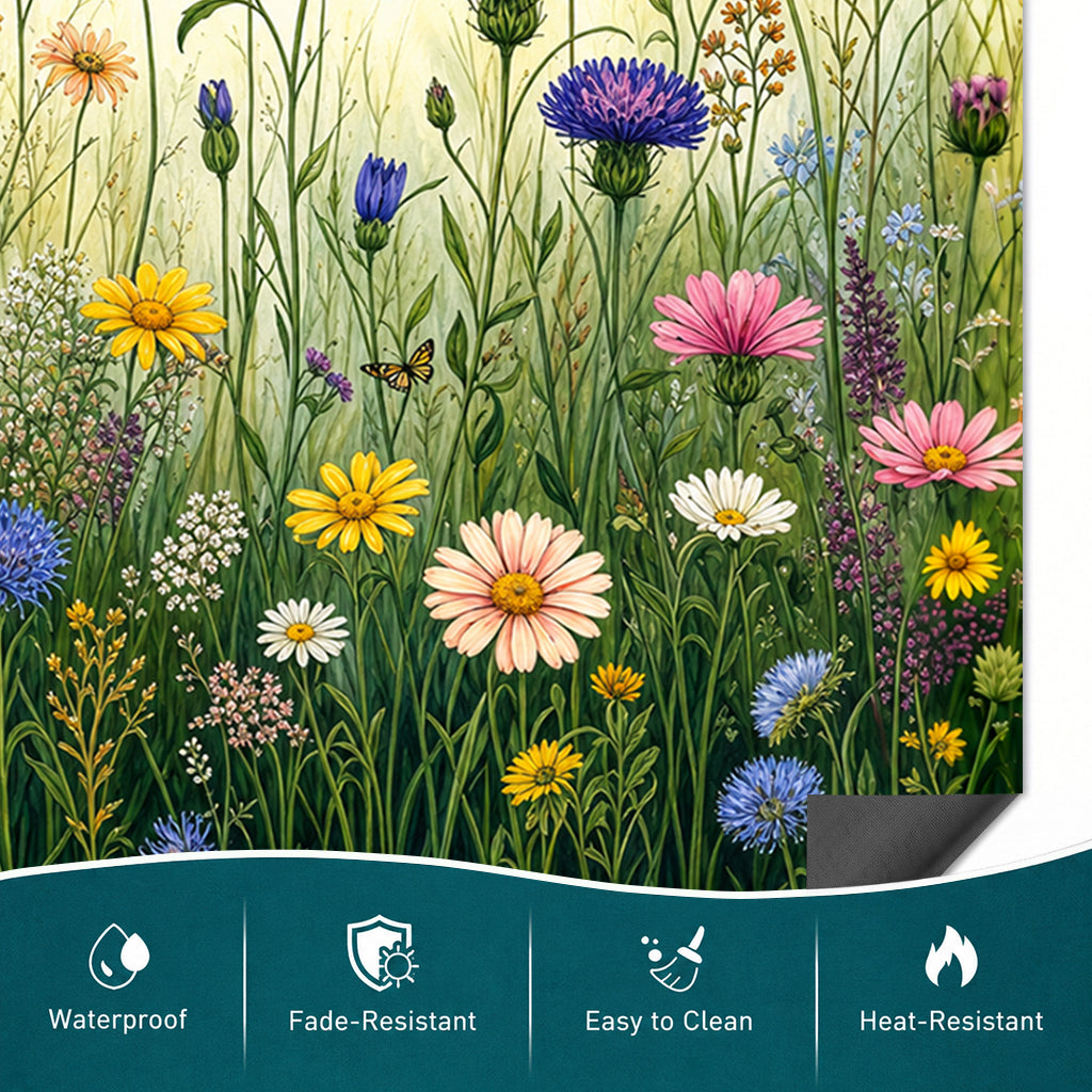 Meadow Wings in Bloom Magnetic Dishwasher Cover