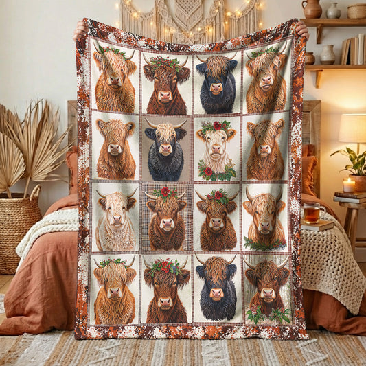 Cow Fleece Blanket Cows In My Heart