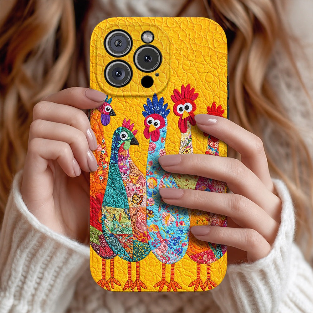 Chicken Leather Phone Case The Goofy Flock