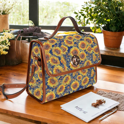 Sunflower Satchel Handbag Gorgeous Sunflowers