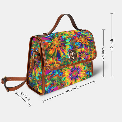 Hippie Satchel Handbag Rainbow Reverie