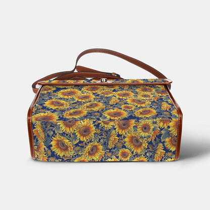 Sunflower Satchel Handbag Gorgeous Sunflowers