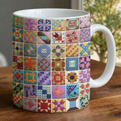 Sewing Lover 11Oz Mug Patchwork Melody