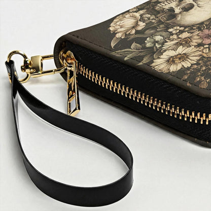 Gothic Skull Leather Wallet Garden of Skulls
