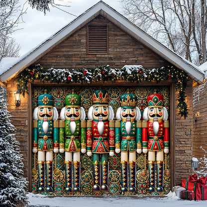 Christmas Garage Door Banner Decoration - The Royal Nutcracker Assembly