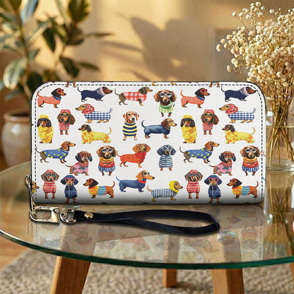 Dachshund Leather Wallet Amazing Stylish Dachshunds