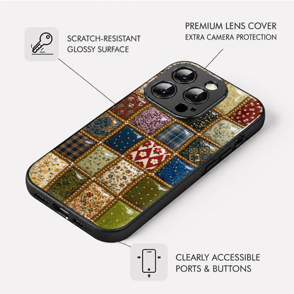 Sewing Lover Phone Case Vintage Patchwork Garden Dreams