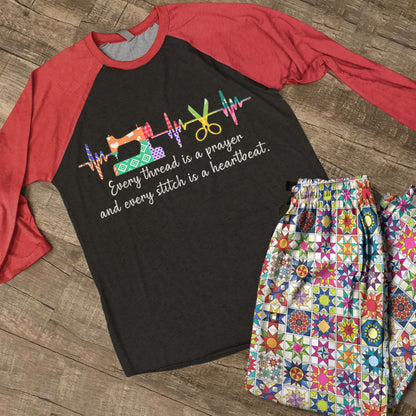 Sewing Lover Raglan Lounge Pajamas Every Thread Is A Prayer