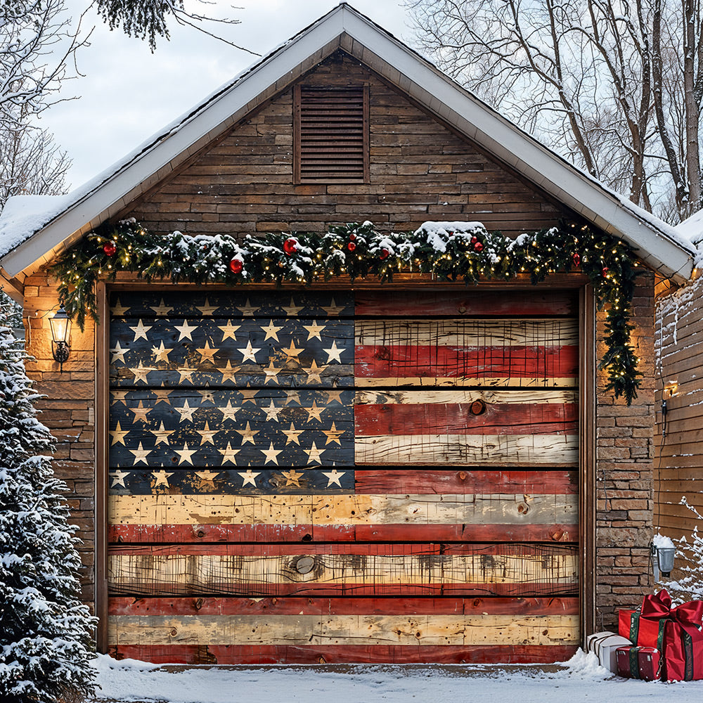 250th Anniversary Garage Door Banner Decoration - Rust & Glory