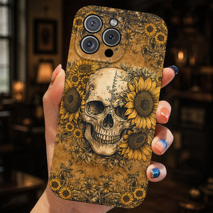 Eternal Skull Leather Phone Case