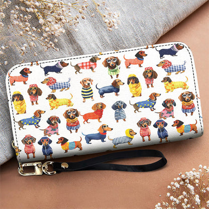 Dachshund Leather Wallet Amazing Stylish Dachshunds