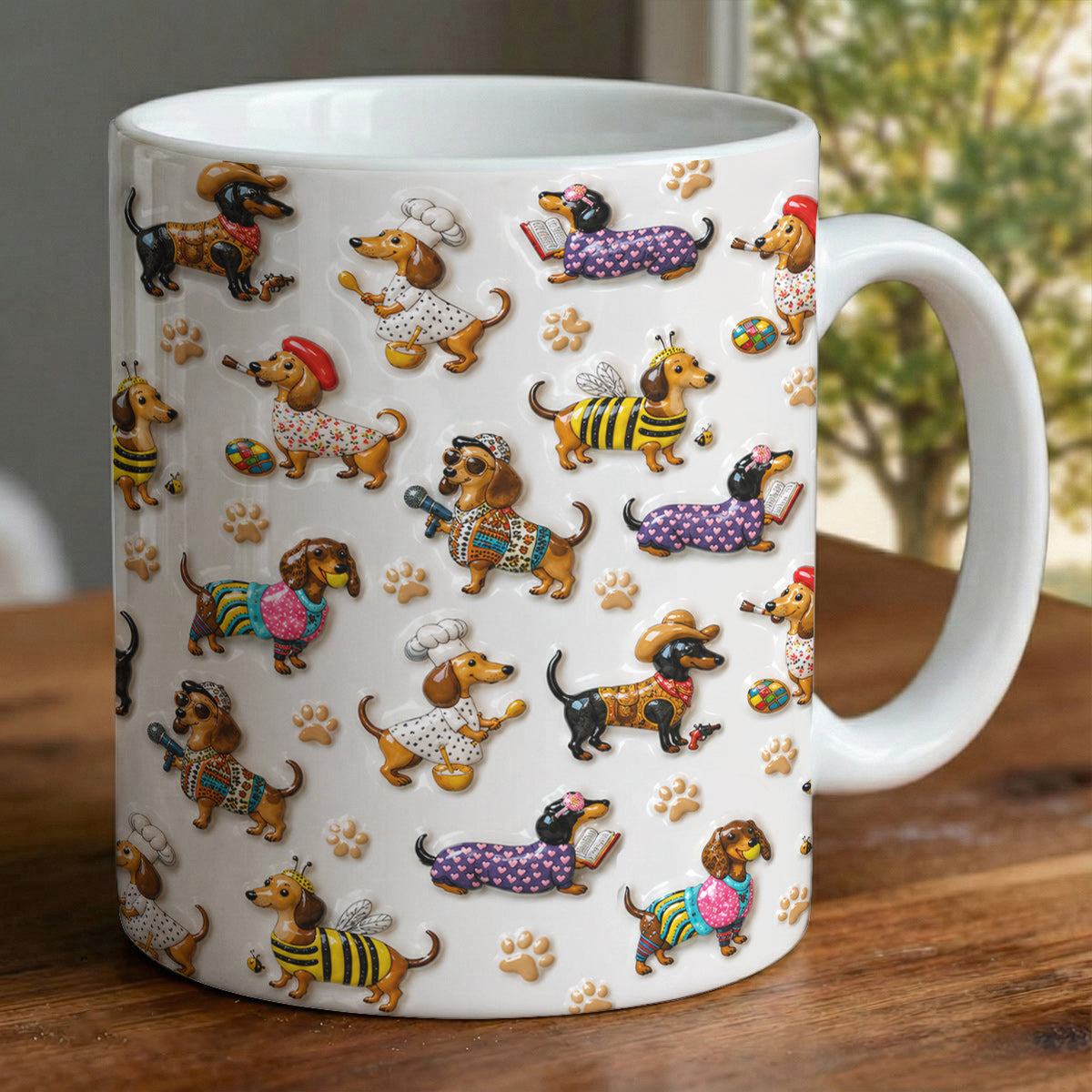 Dachshund 11Oz Mug Dashing Dachshund Dreams