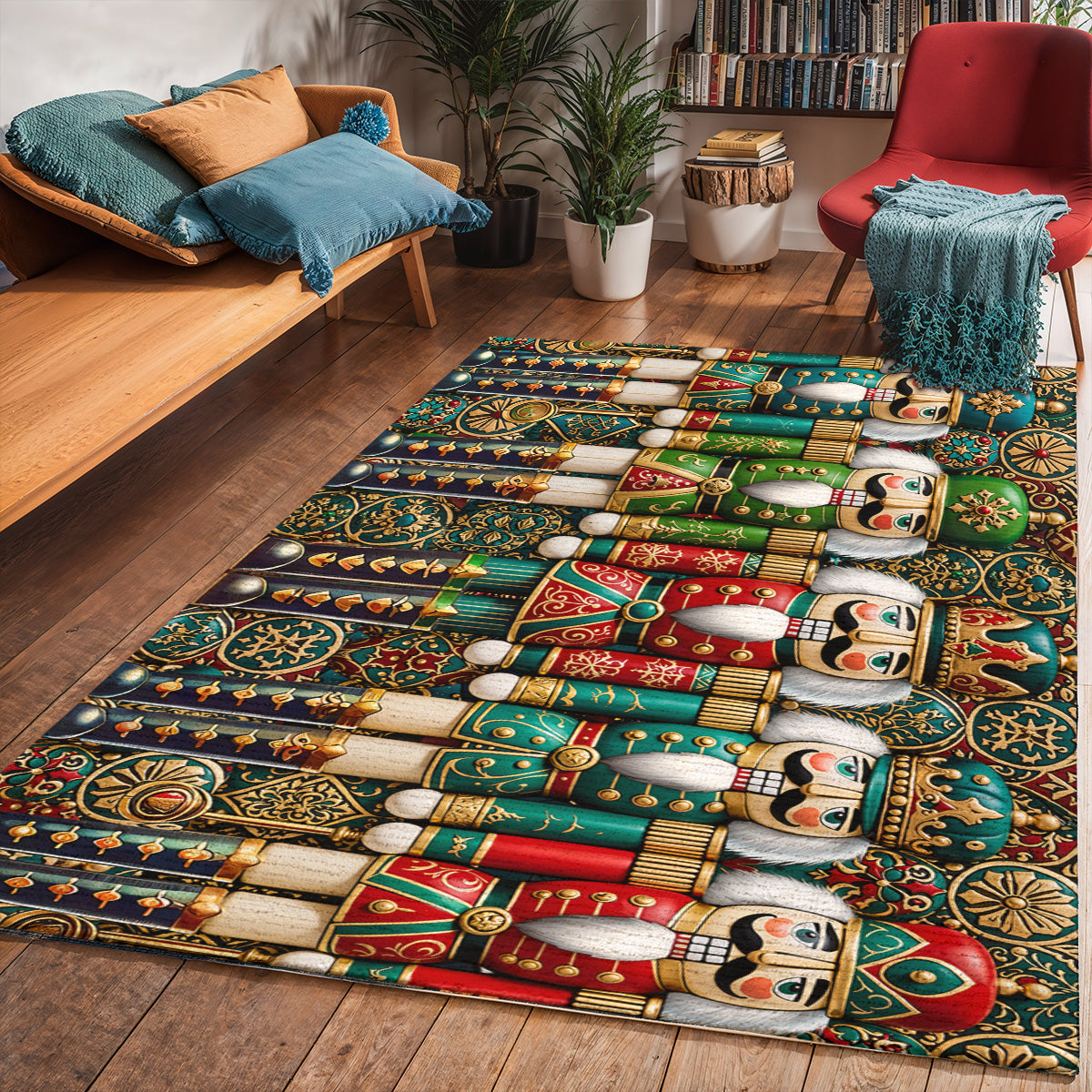 Christmas Area Rug The Nutcracker Assembly