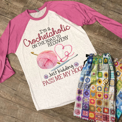 Crochet Lover Raglan Lounge Pajamas Crochetaholic