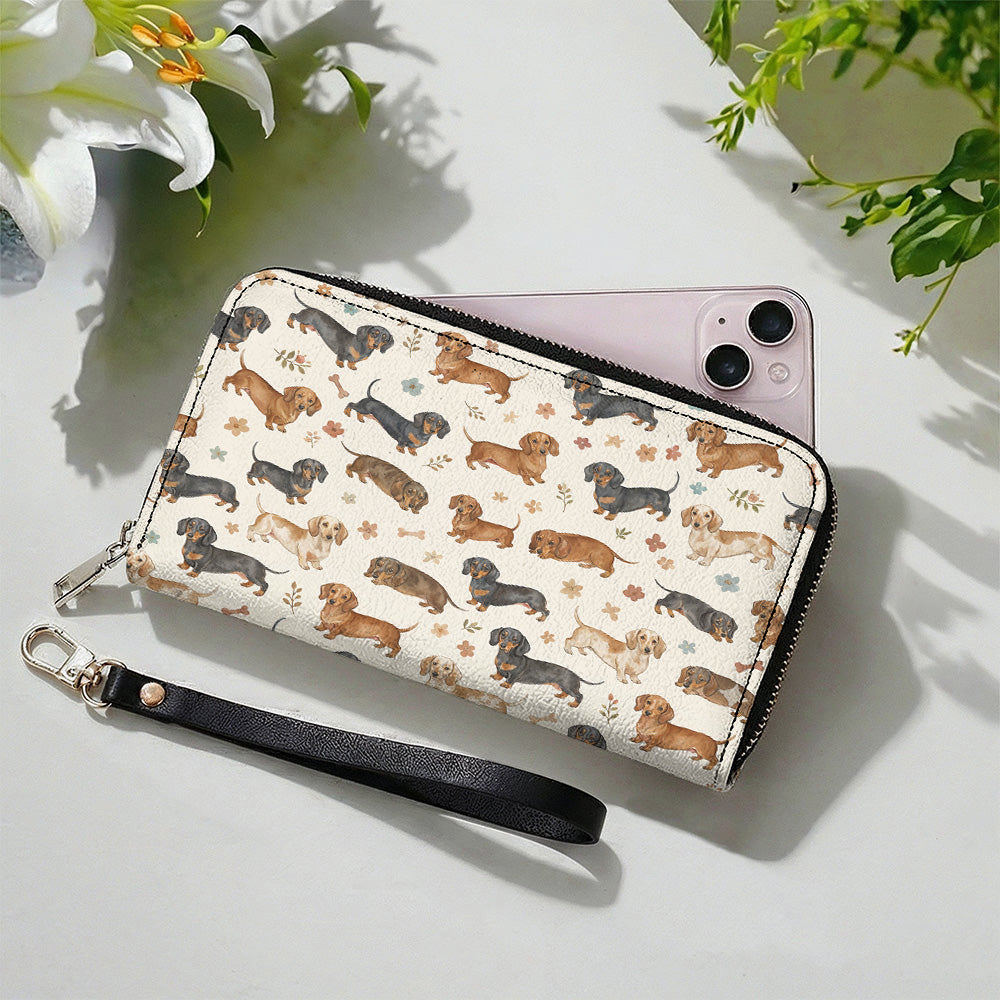 Dachshund Leather Wallet Cozy Dachshund Companions