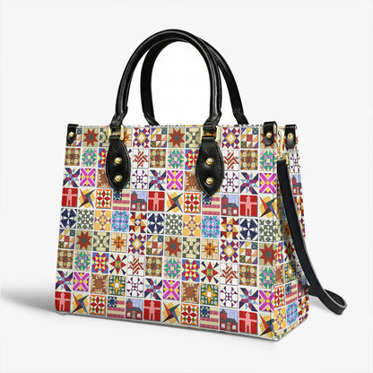 Sewing Lover Leather Handbag Quilt Blocks