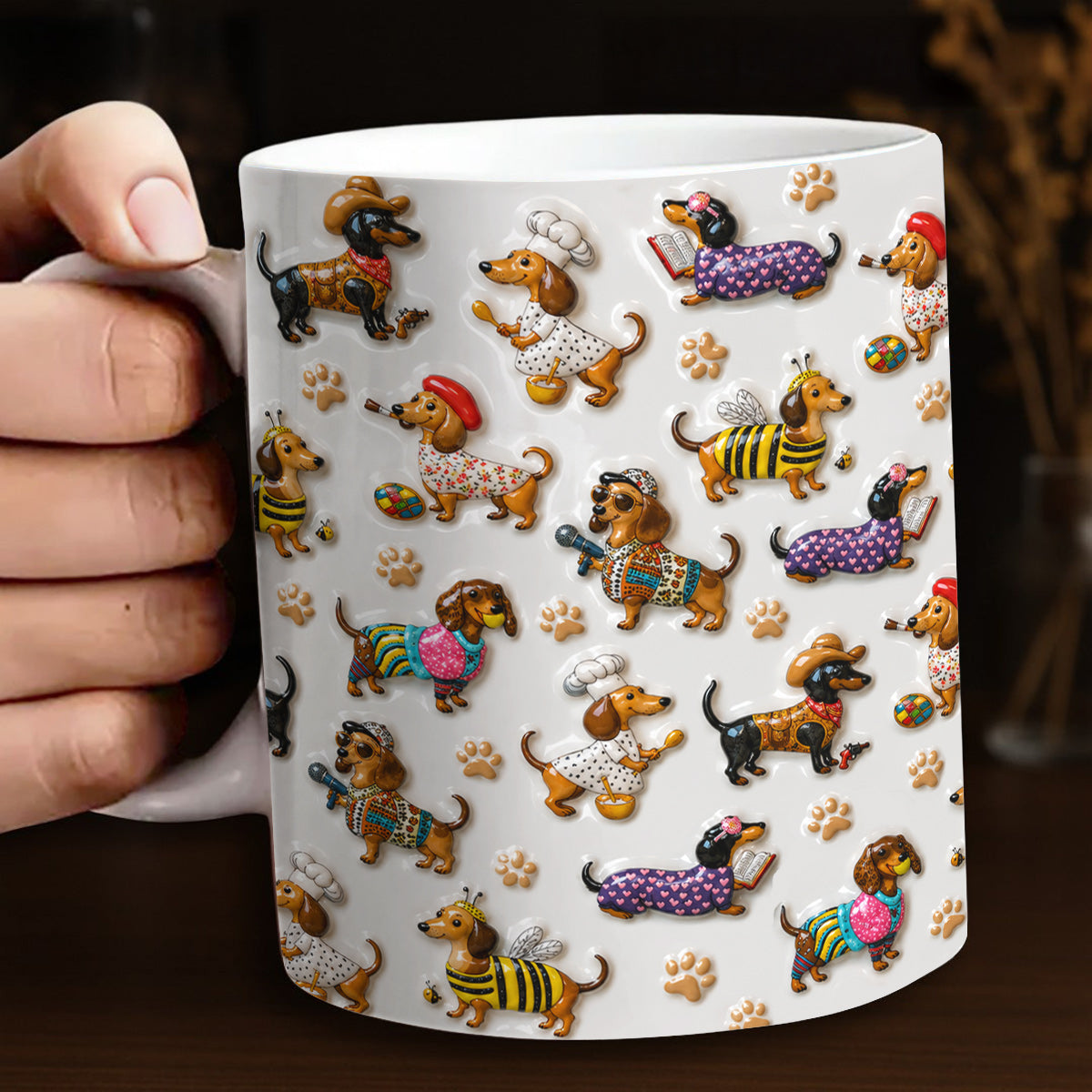 Dachshund 11Oz Mug Dashing Dachshund Dreams