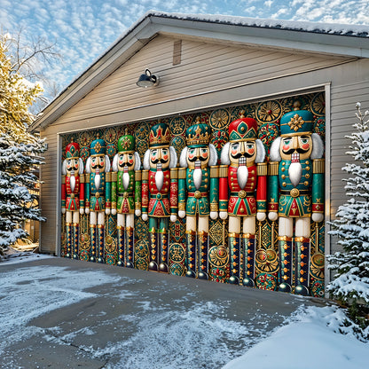 Christmas Garage Door Banner Decoration - The Royal Nutcracker Assembly