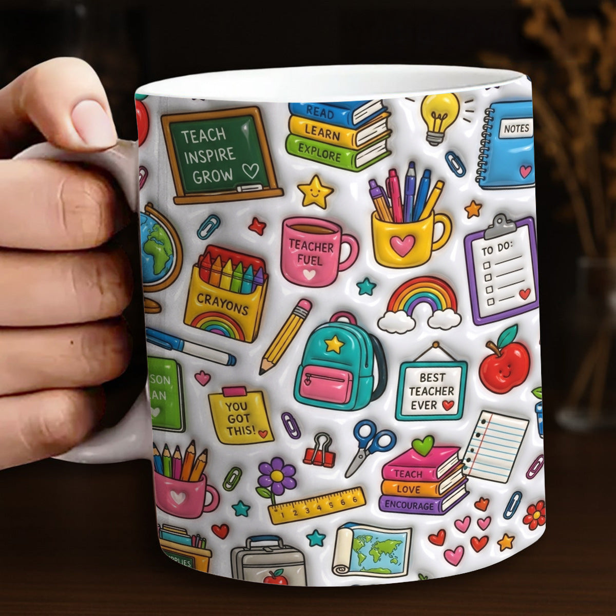 Teacher Ceramic Mug Best Teacher Ever