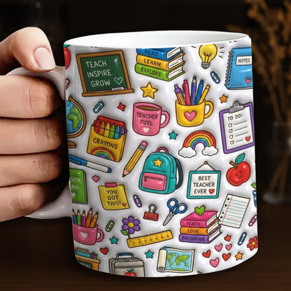 Teacher Ceramic Mug Best Teacher Ever