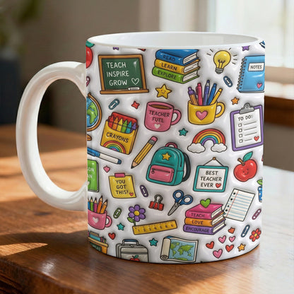 Teacher Ceramic Mug Best Teacher Ever