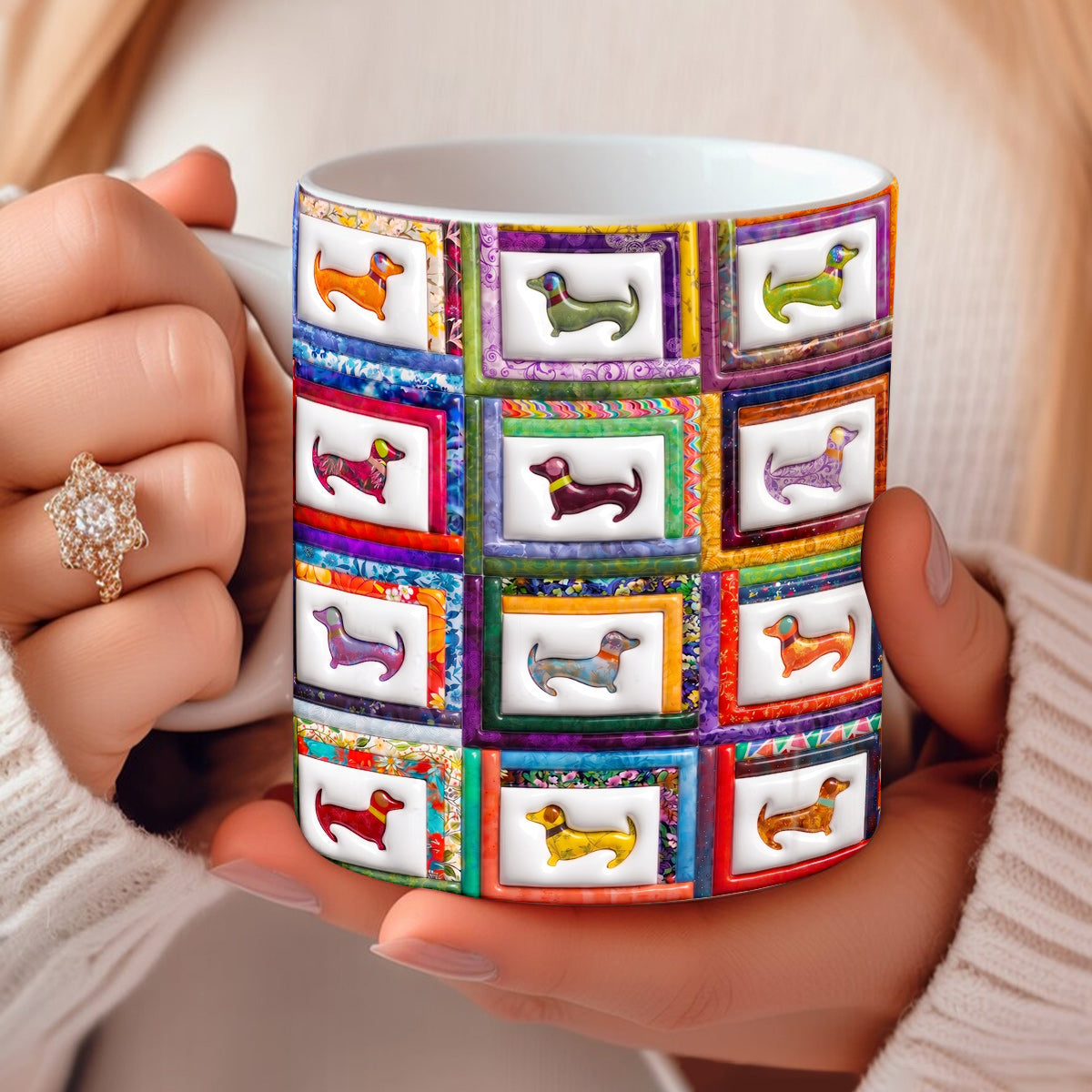 Dachshund Lover 11Oz Mug Playful Wiener Dog Paradise