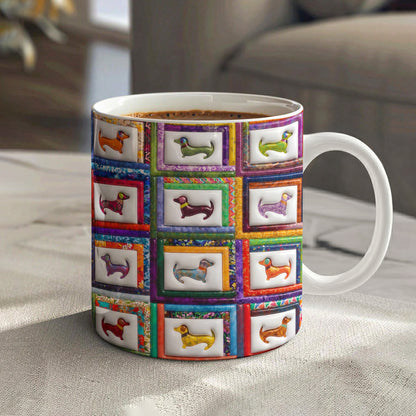 Dachshund Lover 11Oz Mug Playful Wiener Dog Paradise