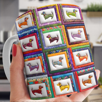Dachshund Lover 11Oz Mug Playful Wiener Dog Paradise
