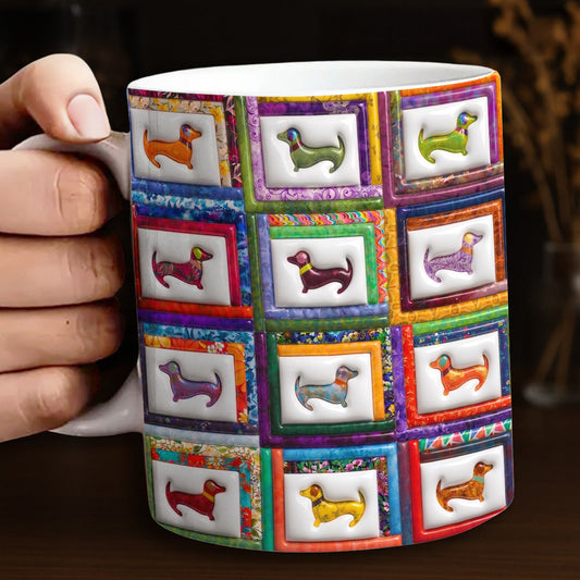Dachshund Lover 11Oz Mug Playful Wiener Dog Paradise