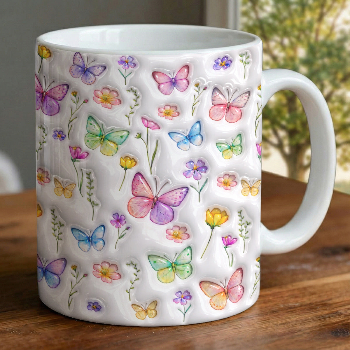 Butterfly 11 oz Mug Butterfly Garden Blossom Dreams