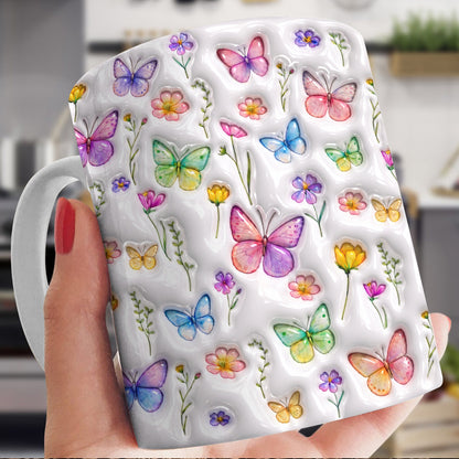 Butterfly 11 oz Mug Butterfly Garden Blossom Dreams