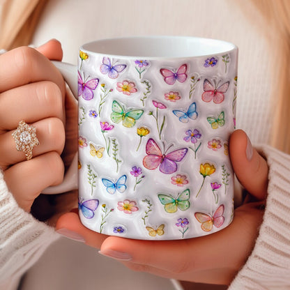 Butterfly 11 oz Mug Butterfly Garden Blossom Dreams