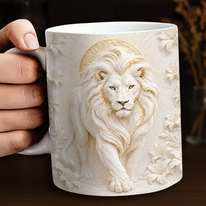 God Ceramic Mug Lion of Grace