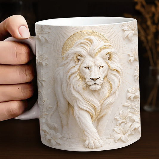 God Ceramic Mug Lion of Grace