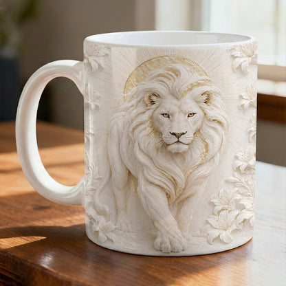 God Ceramic Mug Lion of Grace