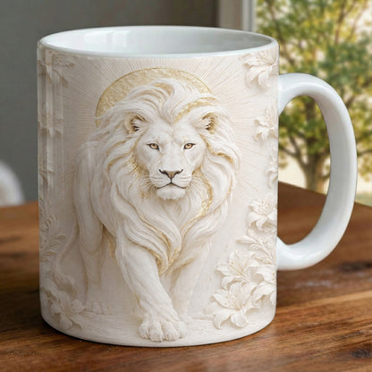 God Ceramic Mug Lion of Grace