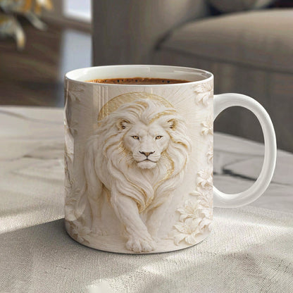 God Ceramic Mug Lion of Grace