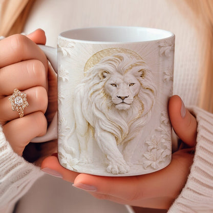 God Ceramic Mug Lion of Grace