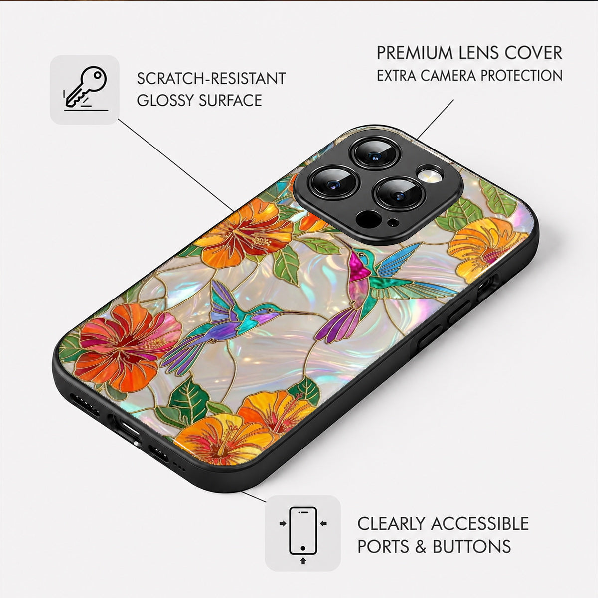Hummingbird Phone Case Lumina Hummingbird