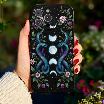 Gothic Leather Phone Case Midnight Ascend