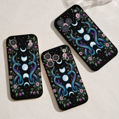 Gothic Leather Phone Case Midnight Ascend