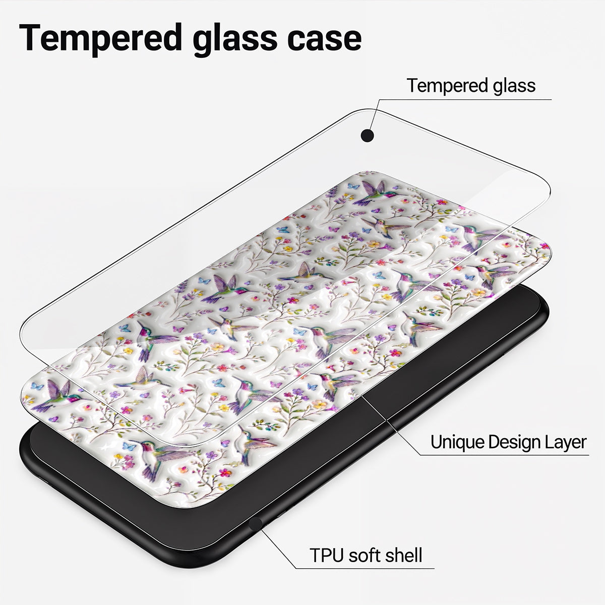 Hummingbird Lover Phone Case Celestial Hummingbird Nectar Reverie