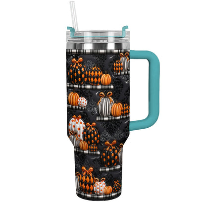Gothic Pumpkin Lovers 40 oz Tumbler Noir Pumpkin Boutique