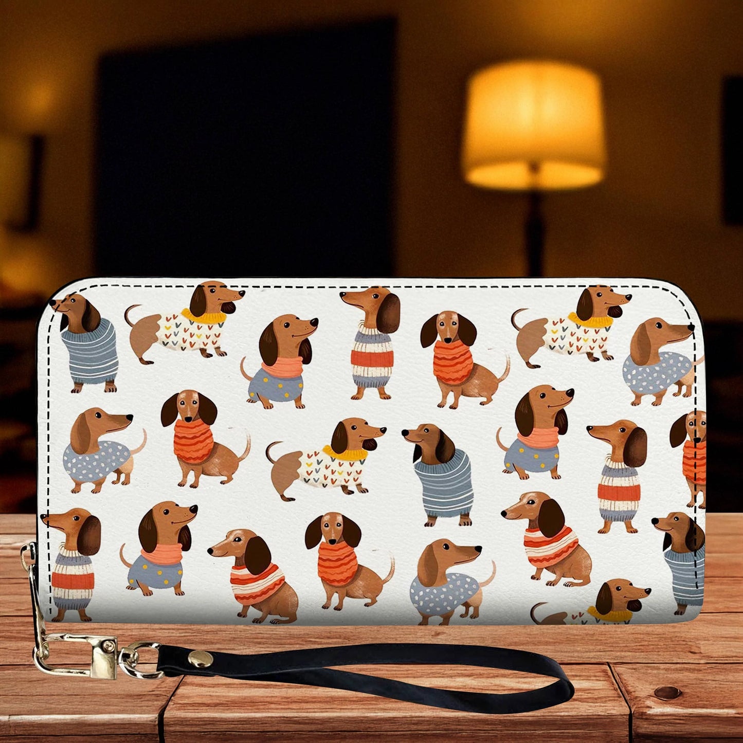 Dachshund Leather Wallet Cuteness Overload