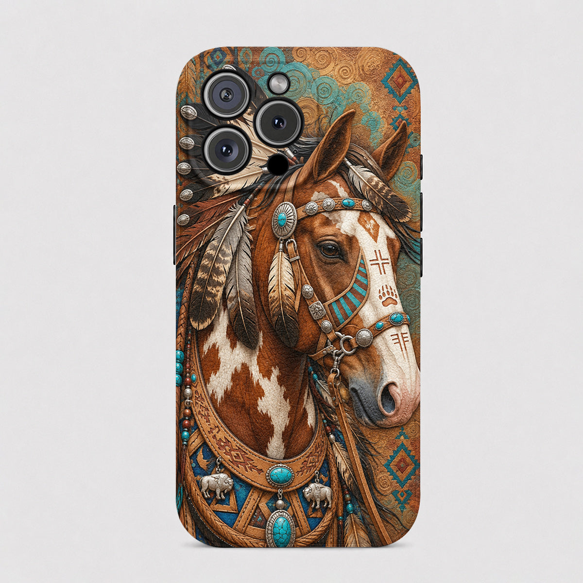 Horse Leather Phone Case Spirit of the Wild