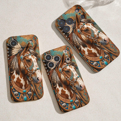 Horse Leather Phone Case Spirit of the Wild