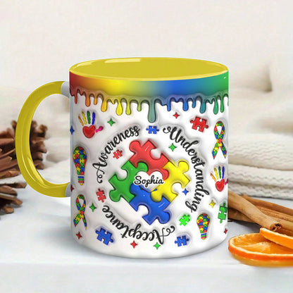 Autism Mug Personalized Awareness Understanding Acceptance