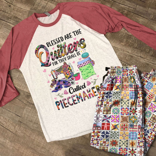 Sewing Lover Raglan Lounge Pajamas Blessed Quilters