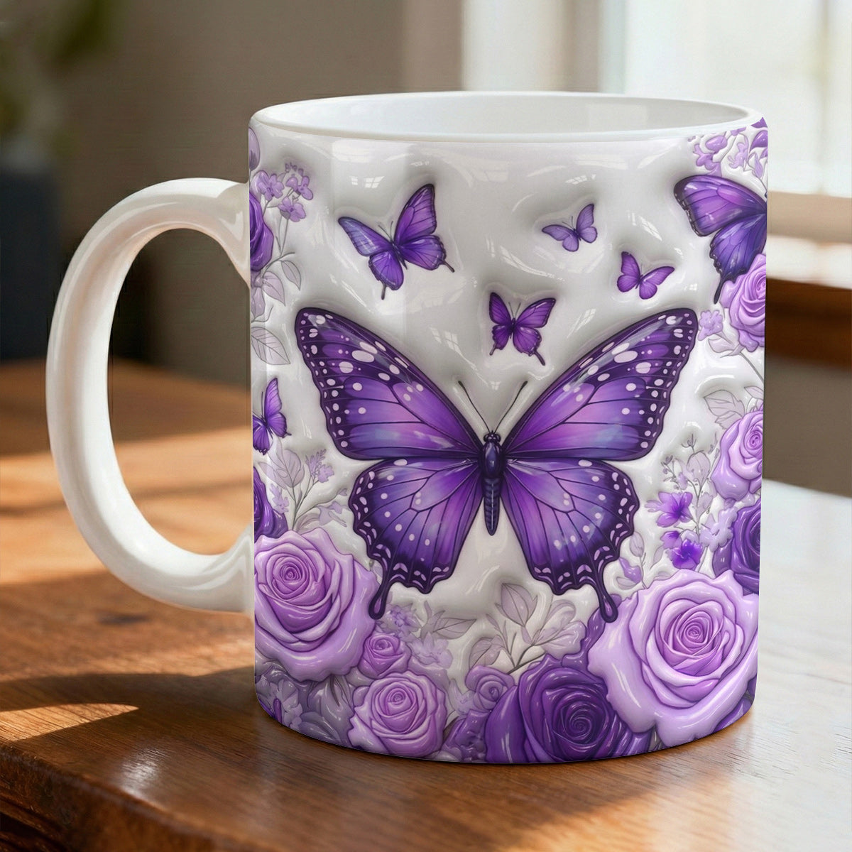 Butterfly Lover Ceramic Mug Butterflies Wings In Bloom